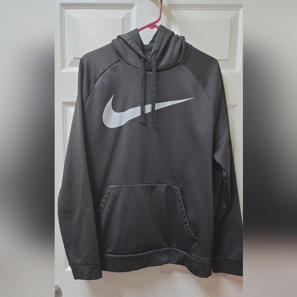 Nike Men's Black Hoodie DRI FIT SIZE XL